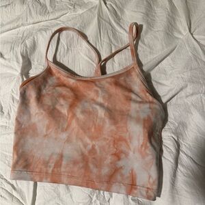 Peach and White Tie-Dye Camisole offline by aerie